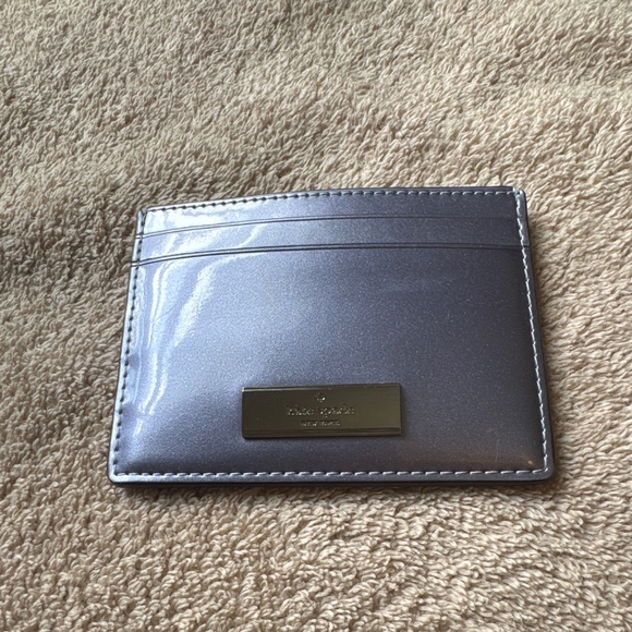 Kate Spade Handbags - Kate Spade metallic purple Kenzie card holder